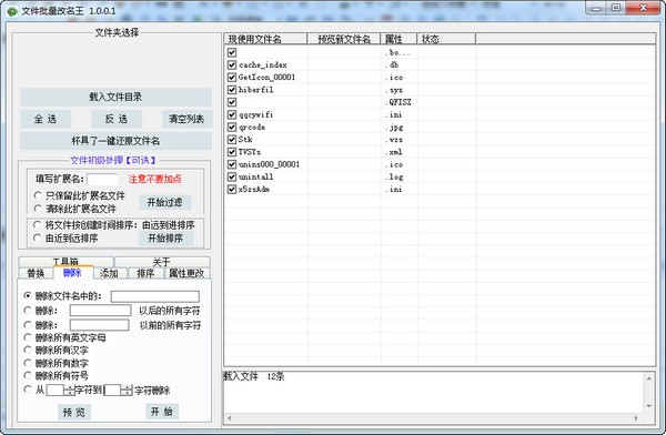 文件批量改名王绿色版下载v1.2.0.2-文件批量改名王绿色免费版安装包-53系统之家 运行截图1