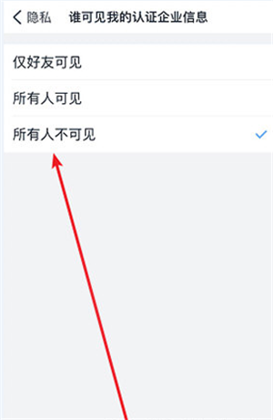 钉钉怎么隐藏自己的企业认证信息
