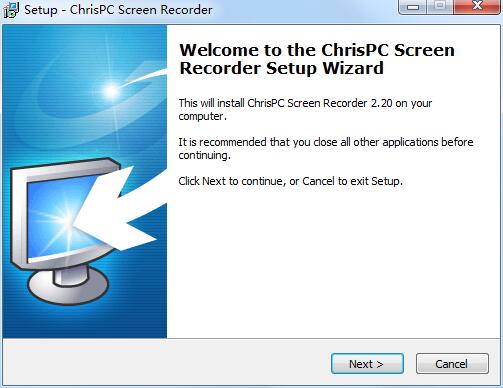 ChrisPC Screen Recorder Pro下载-ChrisPC Screen Recorder Pro(屏幕录像软件)免费下载安装v2.5-53系统之家 运行截图1