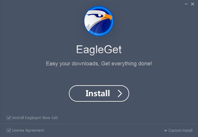 EagleGet猎鹰下载器v2.1.5.20安装-EagleGet Free Downloader下载-53系统之家 运行截图1