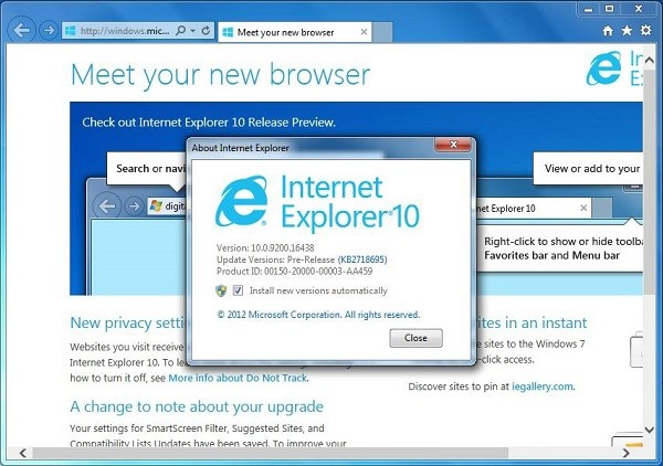 Internet Explorer64位版v9.0.8112.16421-Internet Explorer9浏览器最新版下载 运行截图1