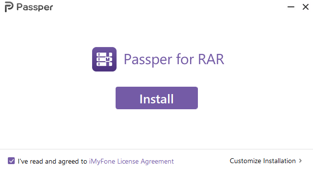 Passper for RAR免费使用v3.7.0.1-Passper for RAR下载最新版 运行截图1