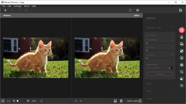 Movavi Picverse下载-Movavi Picverse图像编辑软件免费下载 运行截图1