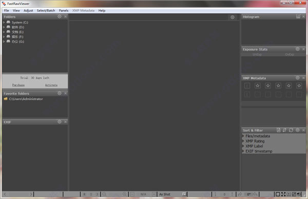 FastRawViewer(raw文件查看软件)下载-FastRawViewer(raw中文版免费下载 运行截图1