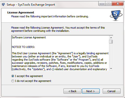 SysTools Exchange Import