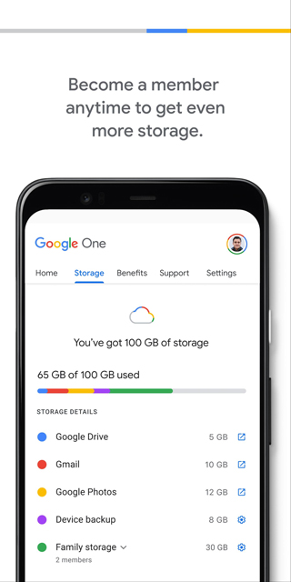 GoogleOne软件下载-GoogleOne安卓手机下载v1.211.617287636 运行截图4