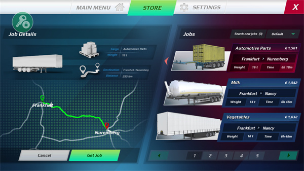 欧洲卡车模拟器3手游0.44.8版下载-欧洲卡车模拟器30.44.8版安卓手机下载v0.44.8 运行截图4