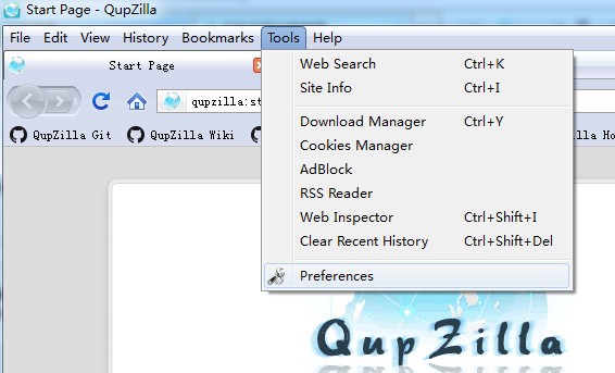 QupZillaV2.2.6下载-QupZilla最新版中文版绿色下载 运行截图1