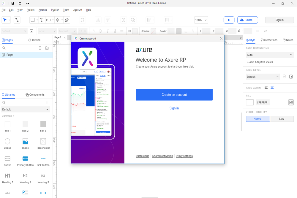 Axure RP下载2024官方最新版_Axure RP免费下载安装 运行截图1