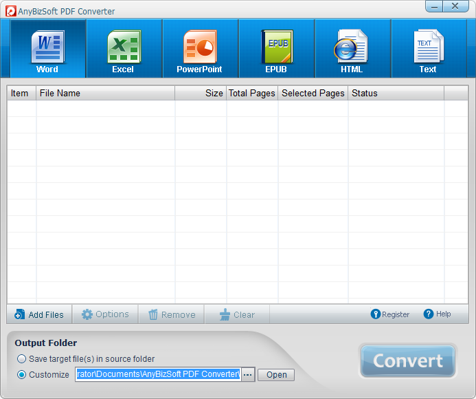 AnyBizSoft PDF Converter免费版下载-AnyBizSoft PDF Converter免费版下载安装 运行截图1